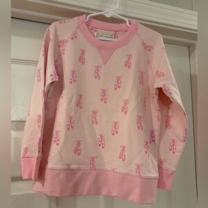 NWT TBBC The Beaufort Bonnet Company On Pointe Pink Ballet Sweatshirt Crewneck 5